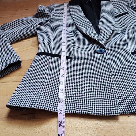 Nine West Black & White Blazer, Size 6 - Picture 6 of 9
